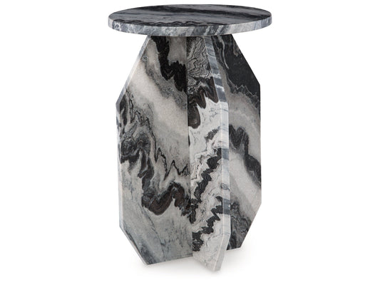 Wrenlane Black/White/Taupe Accent Table- Viva Furn