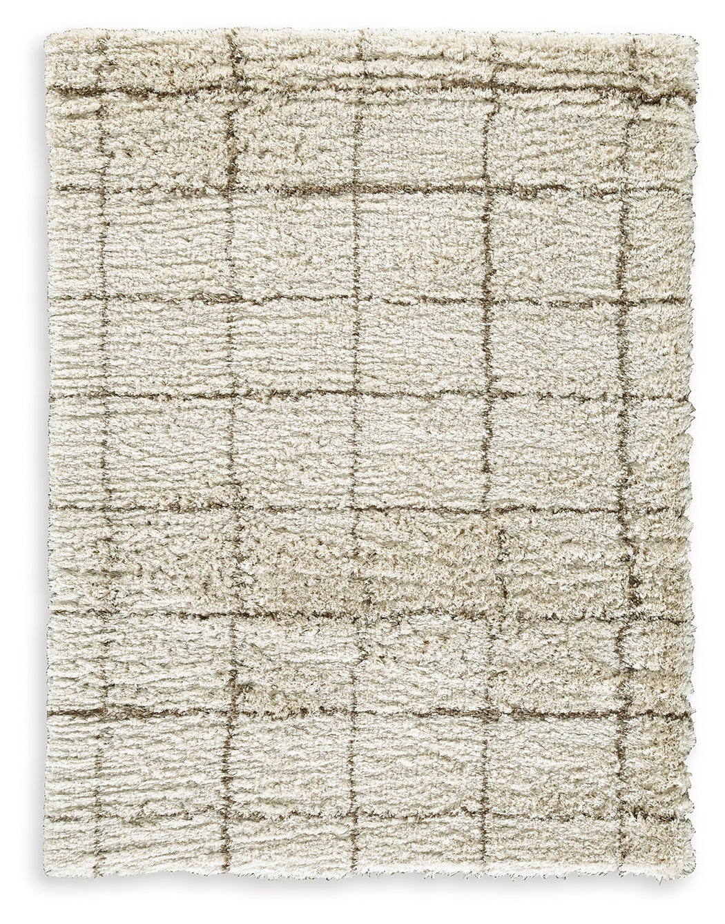 Wrenlow Cream/Brown 8' x 10' Rug- Viva Furn