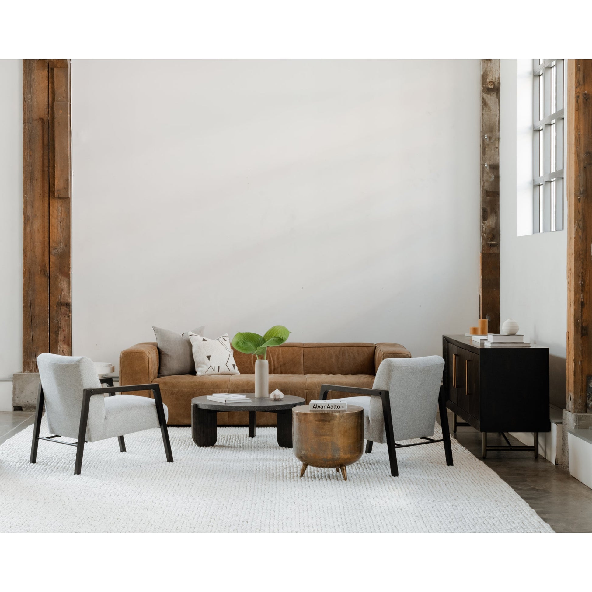 Wunder Black Coffee Table - Ornate Home