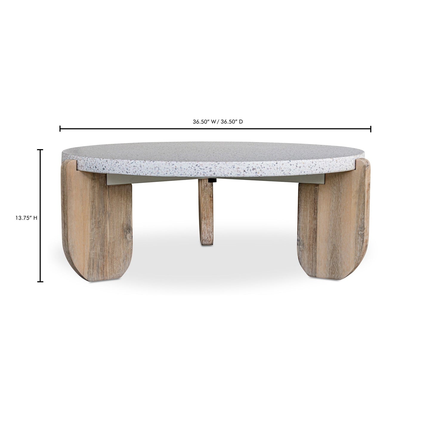 Wunder White Coffee Table - Ornate Home