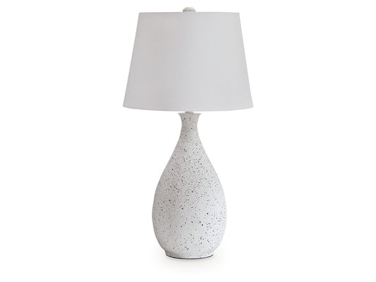 Wyattford White/Black Metal Table Lamp (1/CN)- Viva Furn