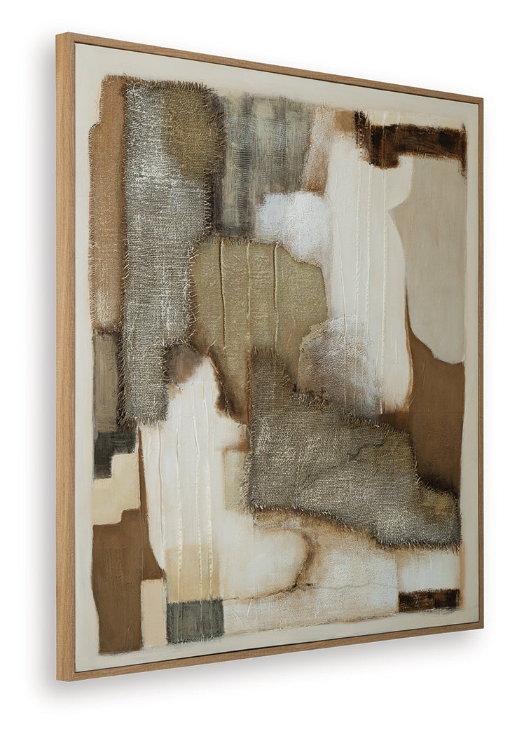 Wylander Tan/Brown/Gray Wall Art- Viva Furn