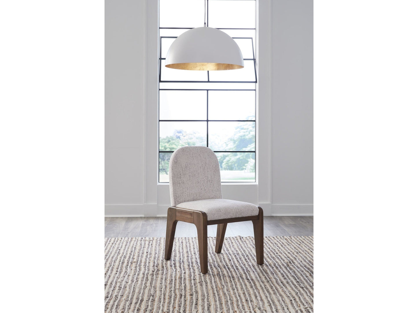 Xolani Chinchilla/Impala Chenille Upholstered Dining Chair (Set of 2) - Ornate Home