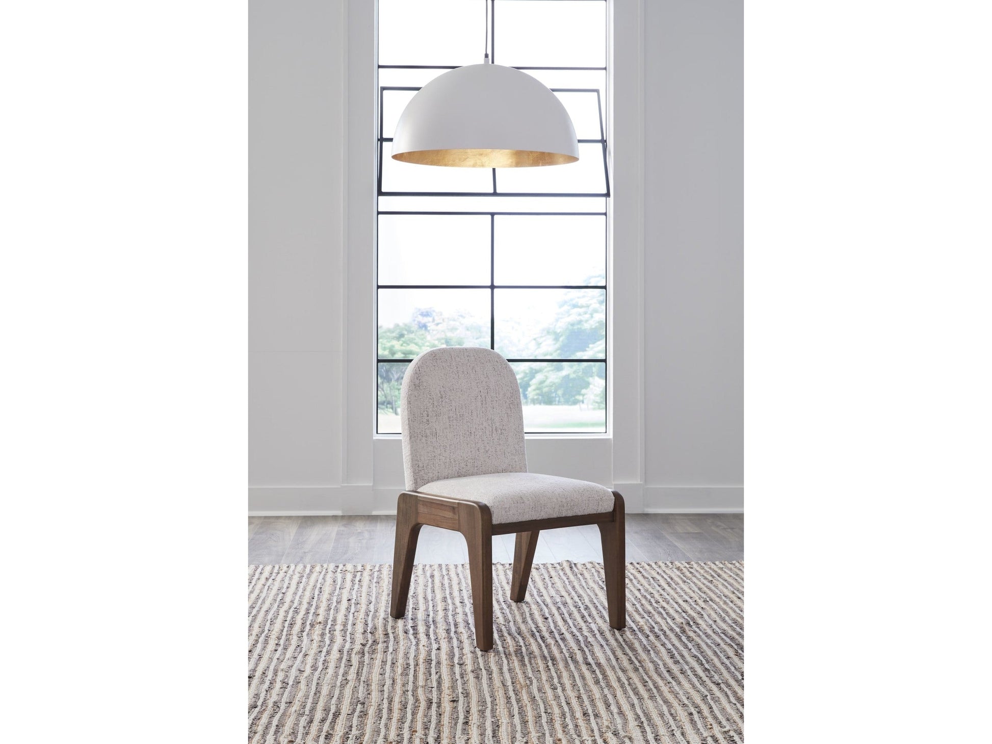 Xolani Chinchilla/Impala Chenille Upholstered Dining Chair (Set of 2) - Ornate Home