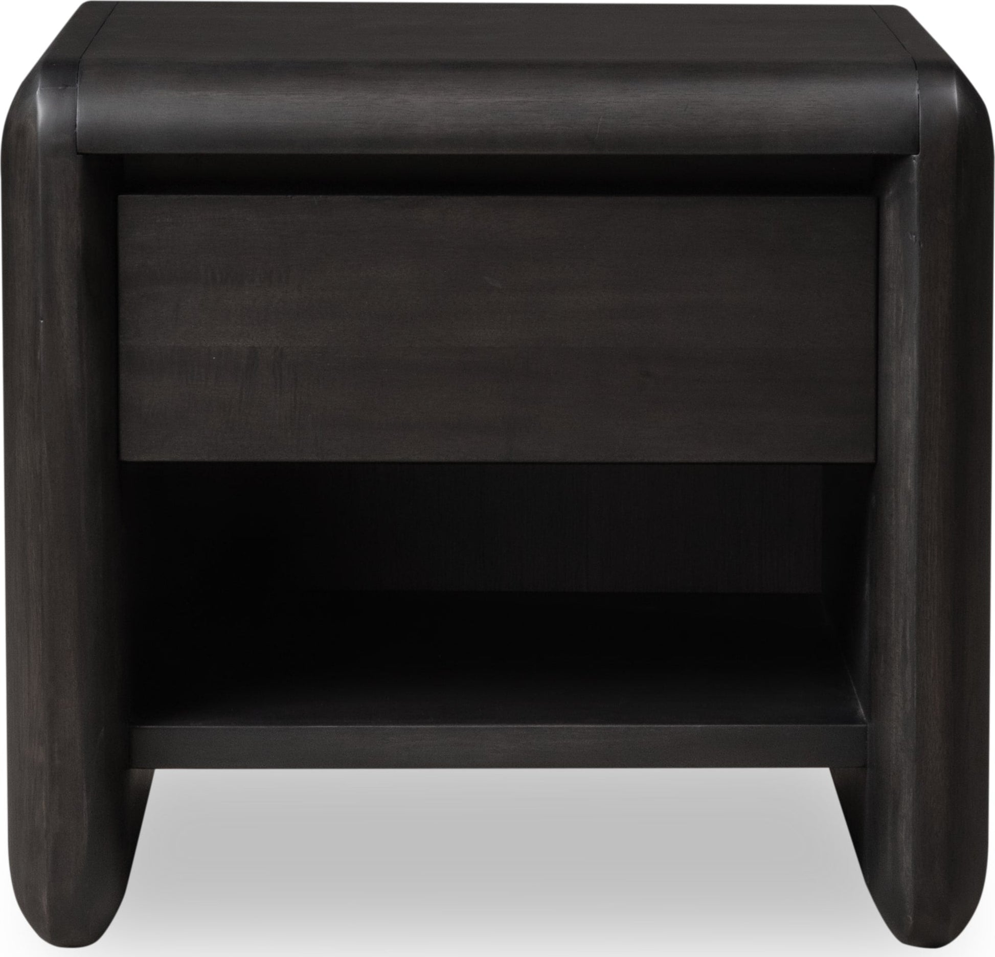 Xolani Jaguar One Drawer Acacia Wood Nightstand - Ornate Home