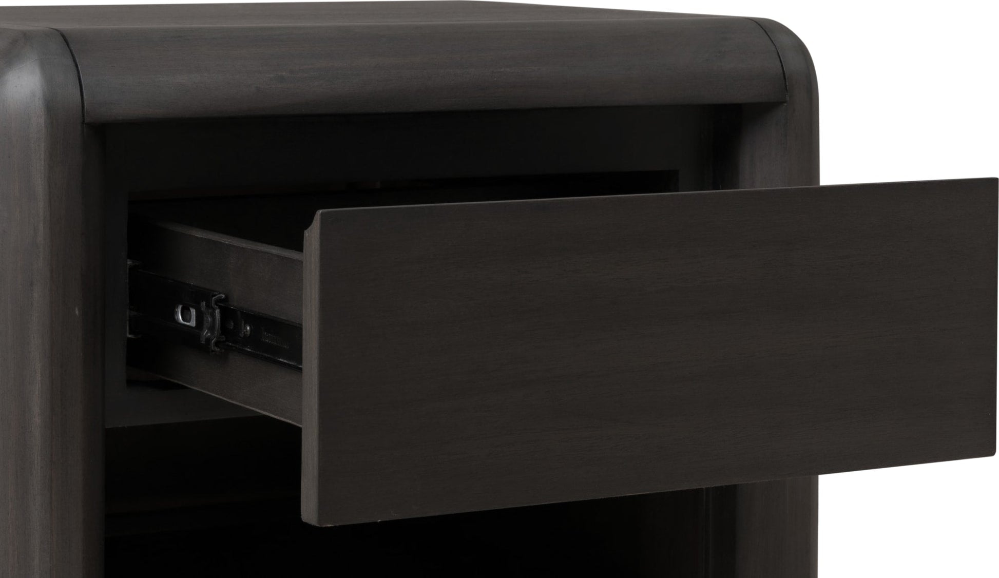 Xolani Jaguar One Drawer Acacia Wood Nightstand - Ornate Home