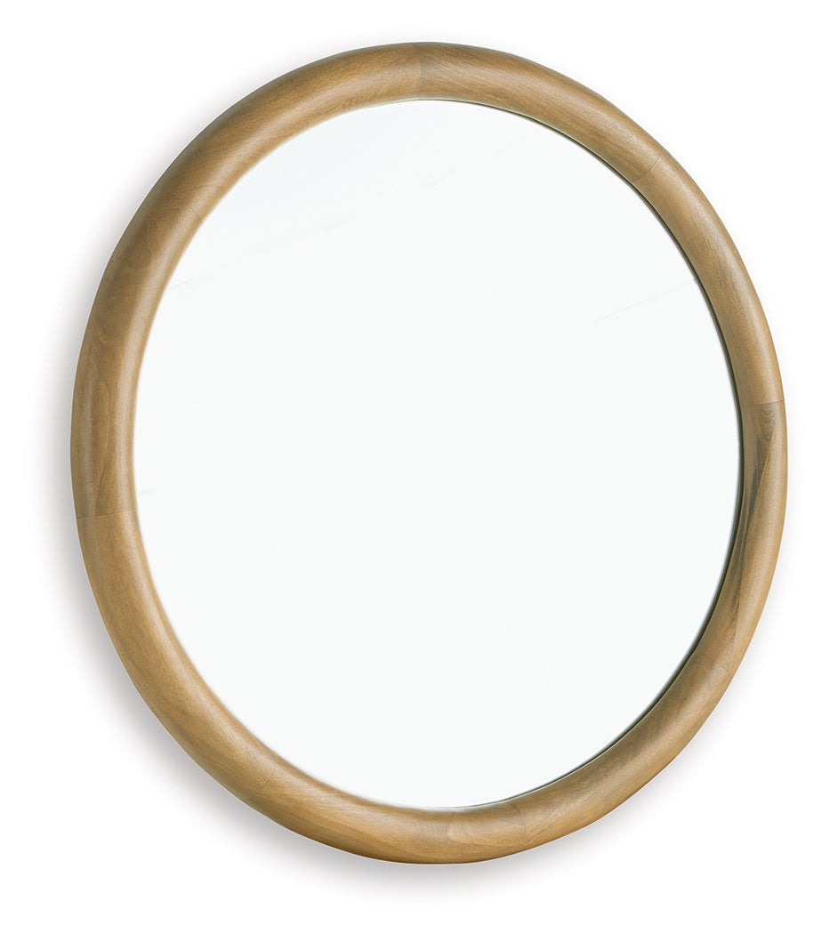 Yadiel Brown Accent Mirror- Viva Furn