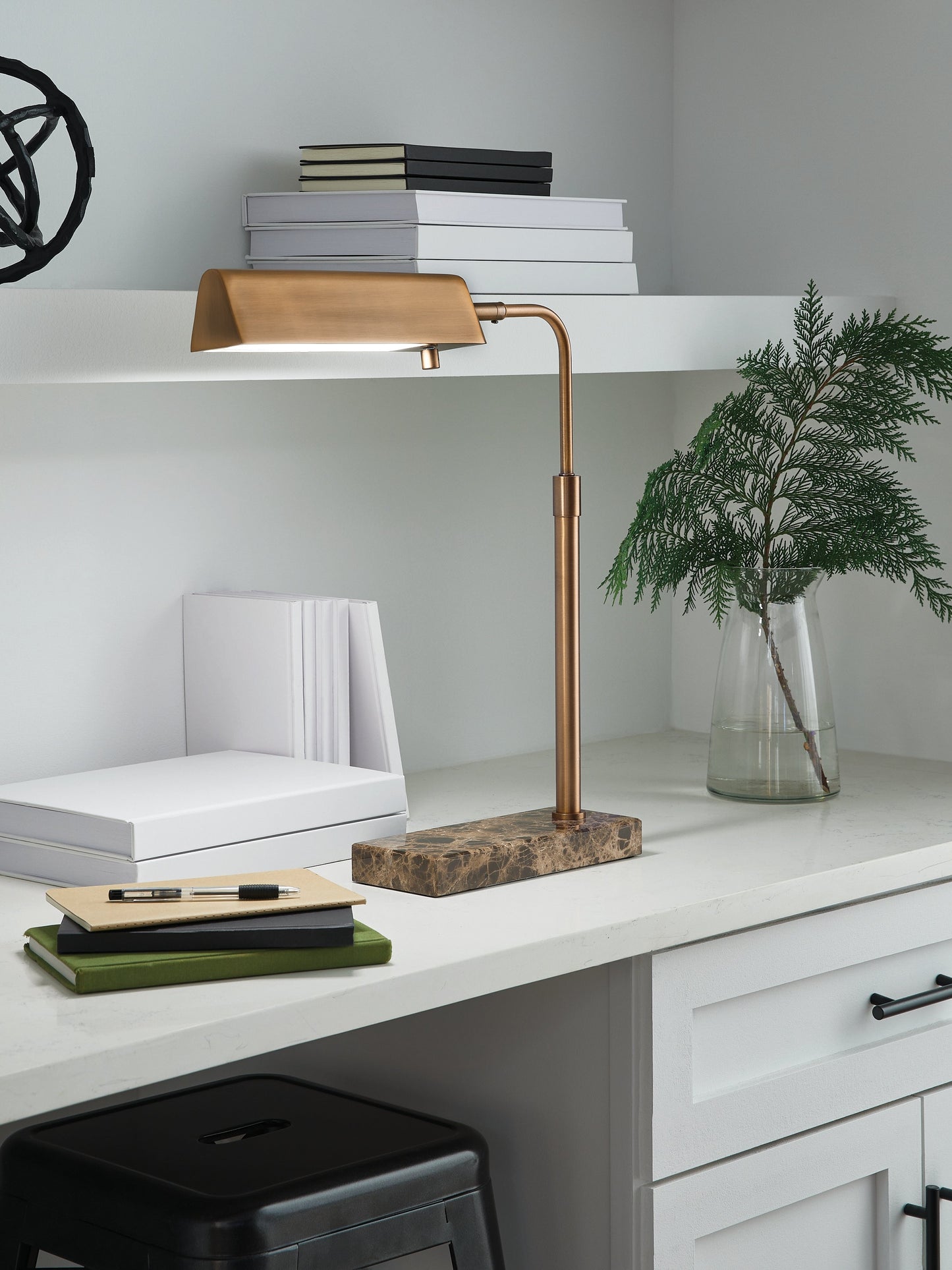 Yafe Bronze Desk Lamp- Viva Furn
