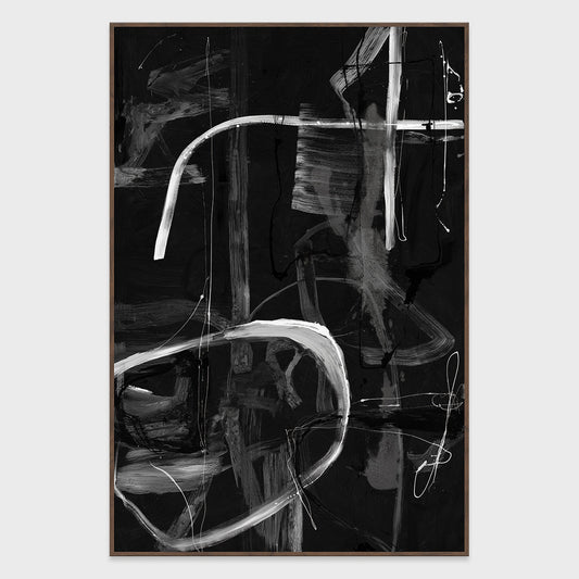 Yang Black Painting Art by Buddy Whitlock - Ornate Home