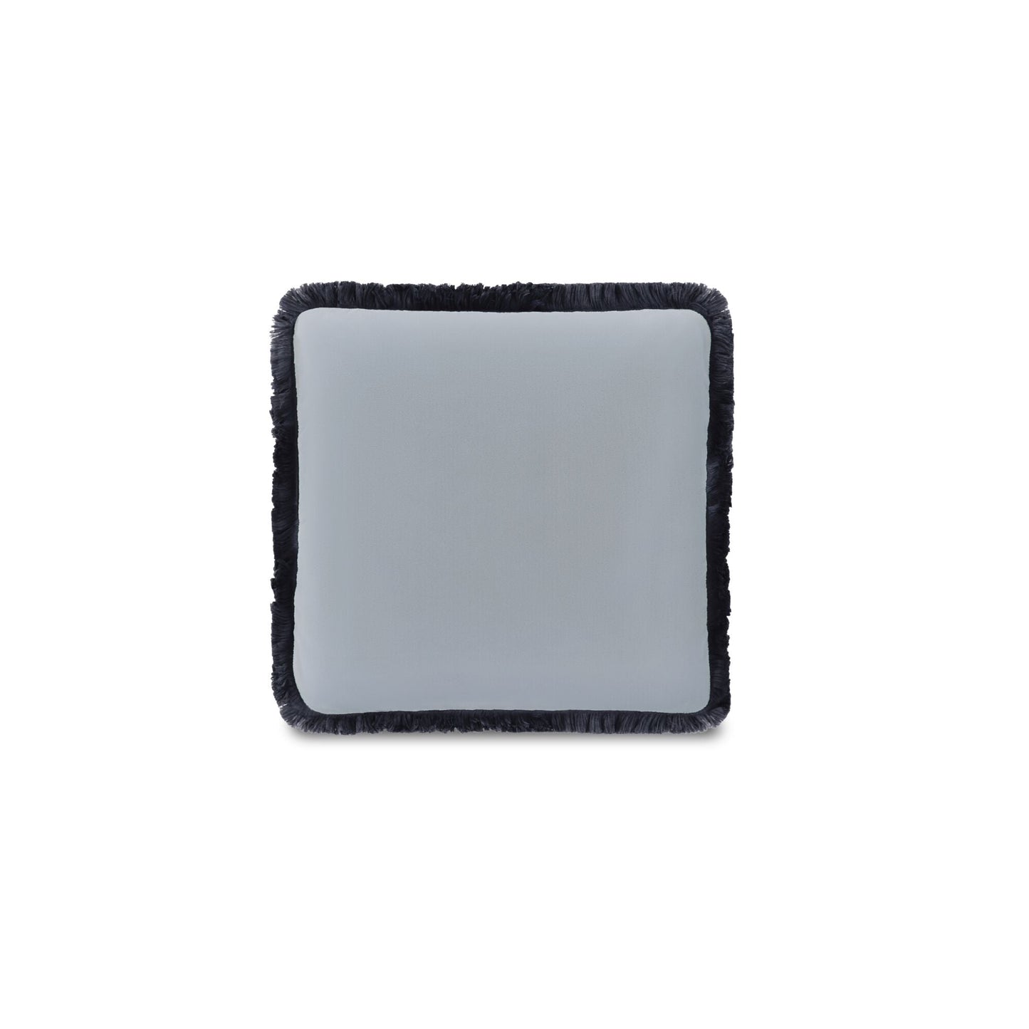 Yasmin Light Blue Faux Mohair Square Cushion - Ornate Home