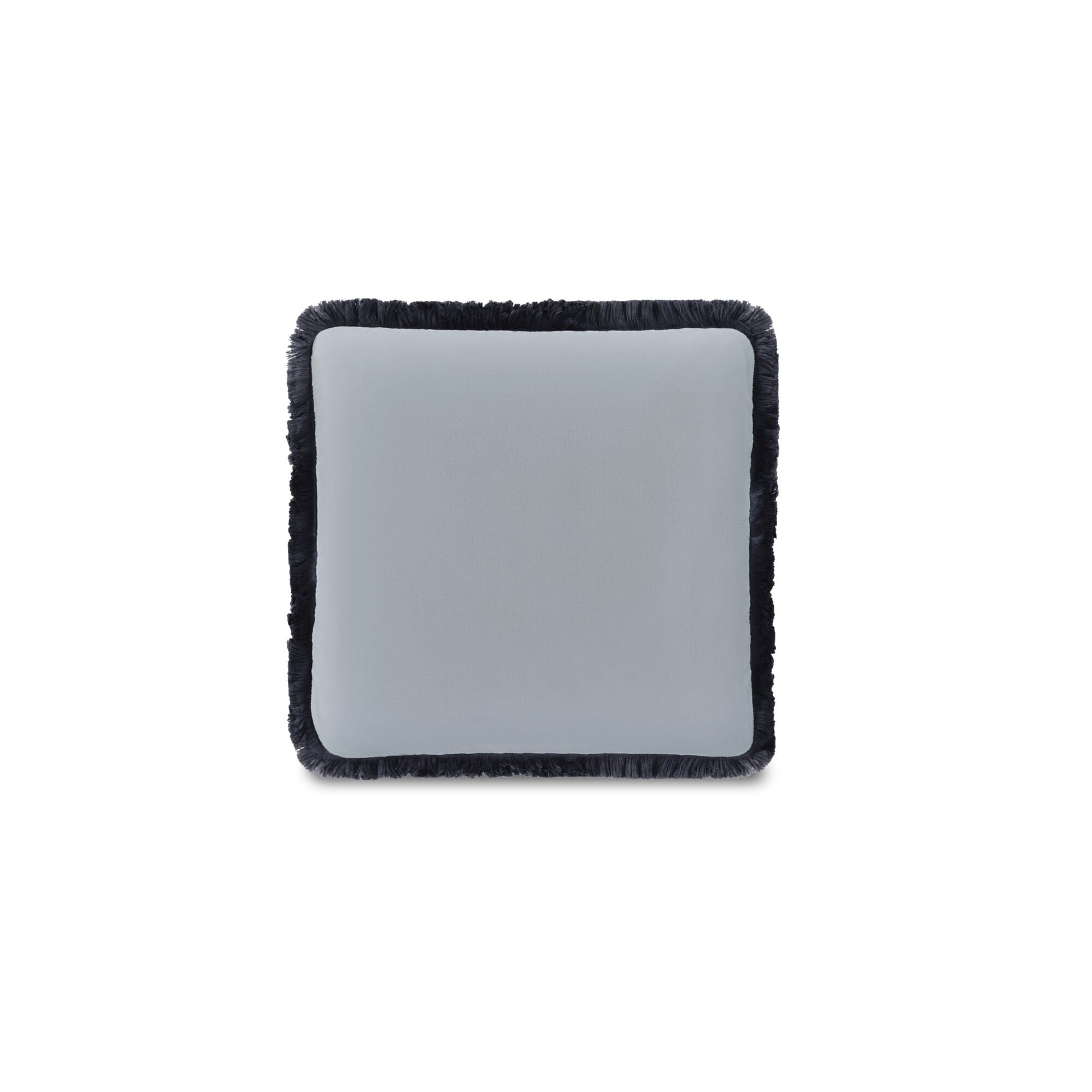 Yasmin Light Blue Faux Mohair Square Cushion - Ornate Home