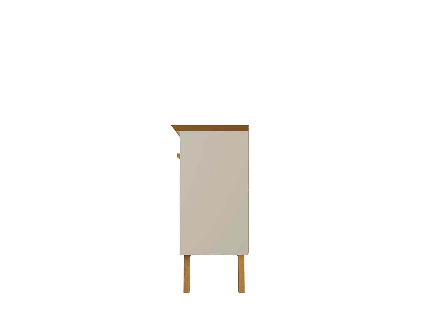 Yonkers 62.99 Sideboard in Off White and Cinnamon - Ornate Home