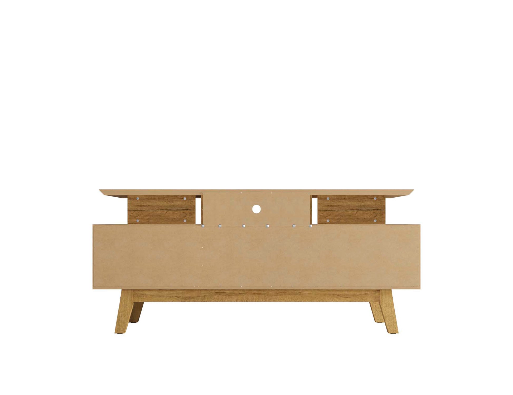 Yonkers 62.99 TV Stand in Black and Cinnamon - Ornate Home