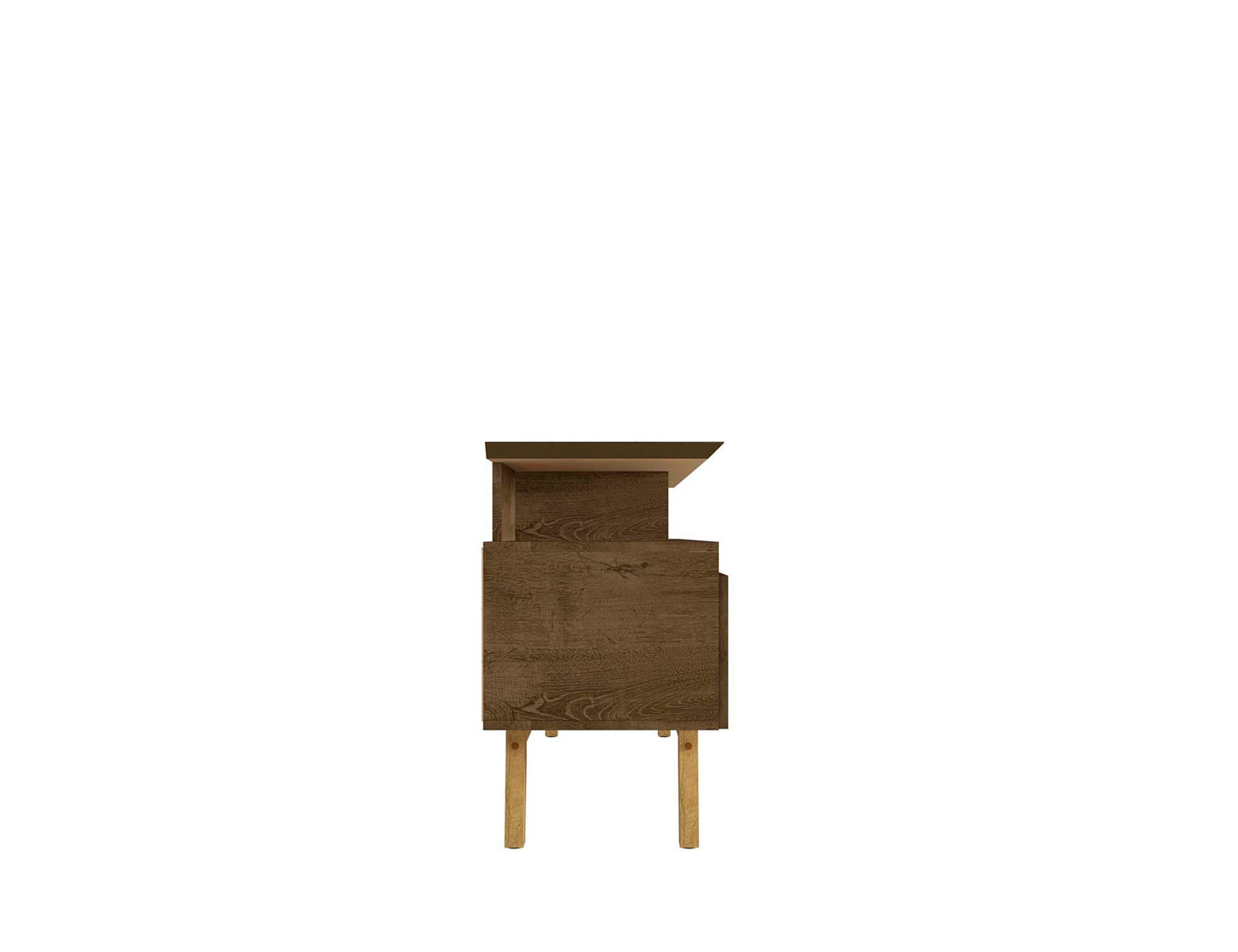 Yonkers 62.99 TV Stand in Rustic Brown - Ornate Home