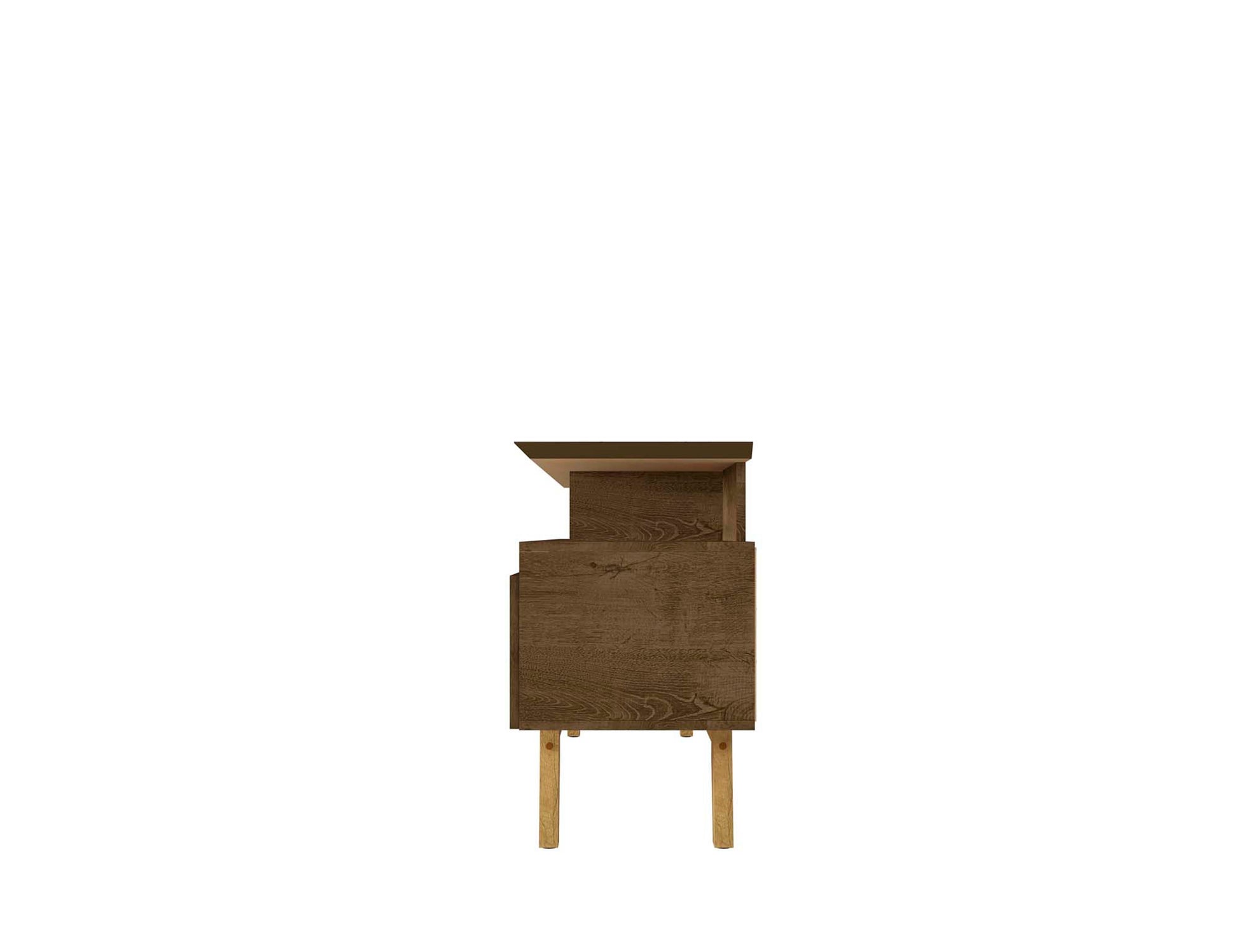 Yonkers 62.99 TV Stand in Rustic Brown - Ornate Home