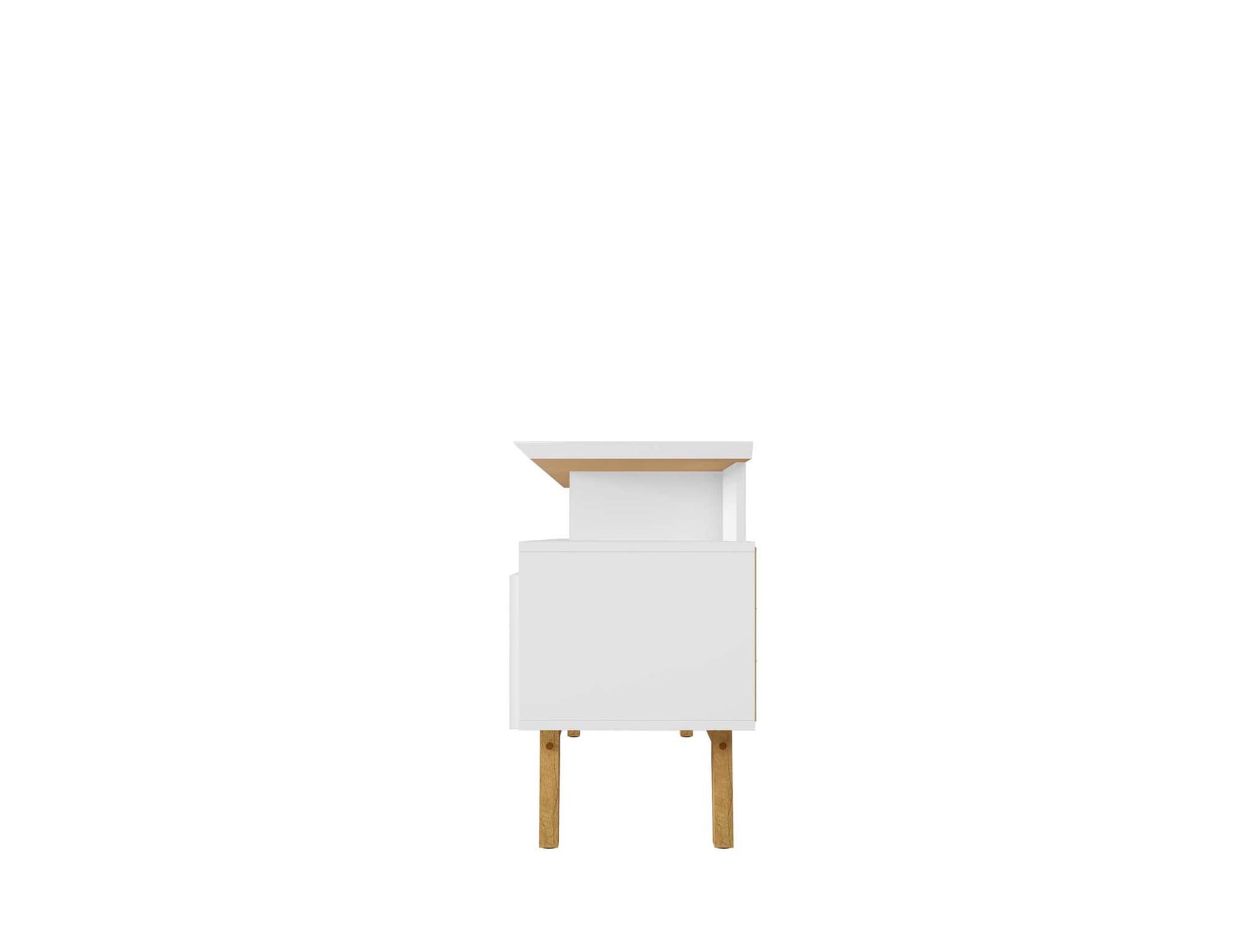 Yonkers 62.99 TV Stand in White - Ornate Home
