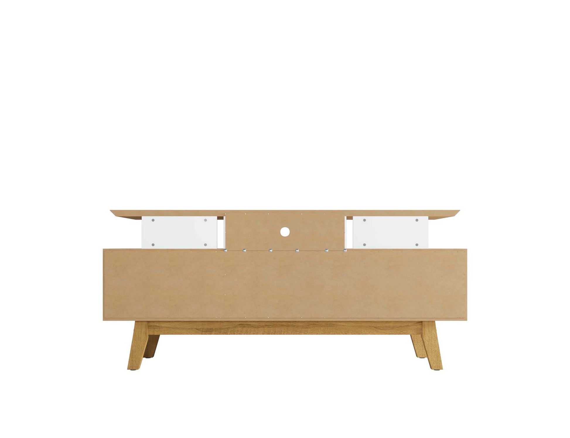 Yonkers 62.99 TV Stand in White - Ornate Home