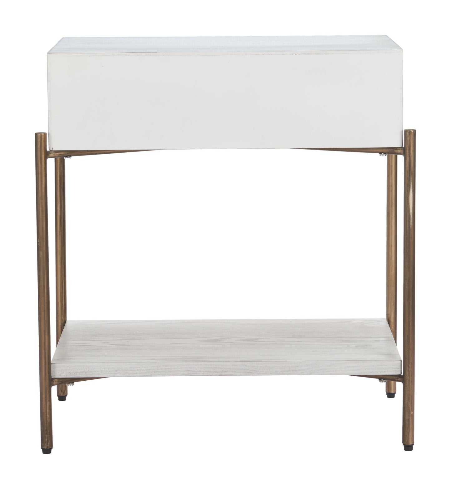 Yoru Oak White Side Table - Ornate Home