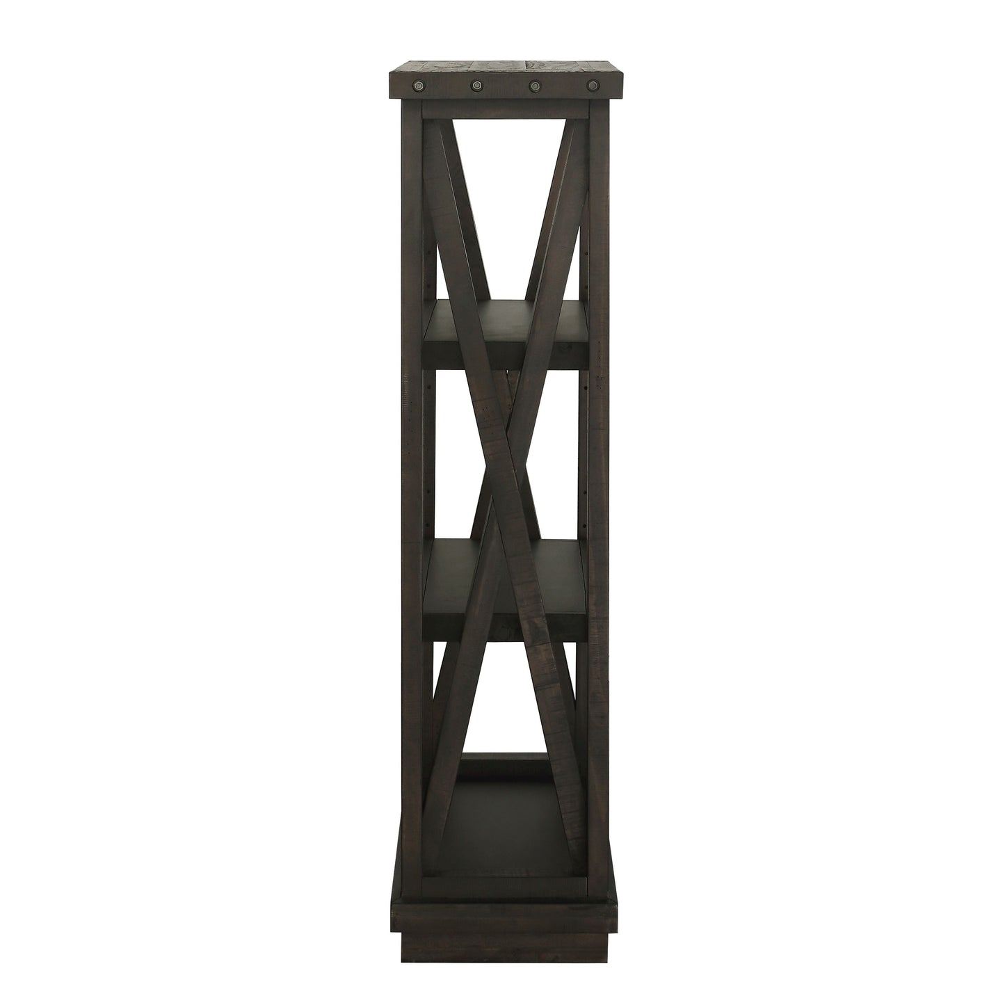 Yosemite Solid Wood 54x39 inch Bookshelf in Cafe - Ornate Home