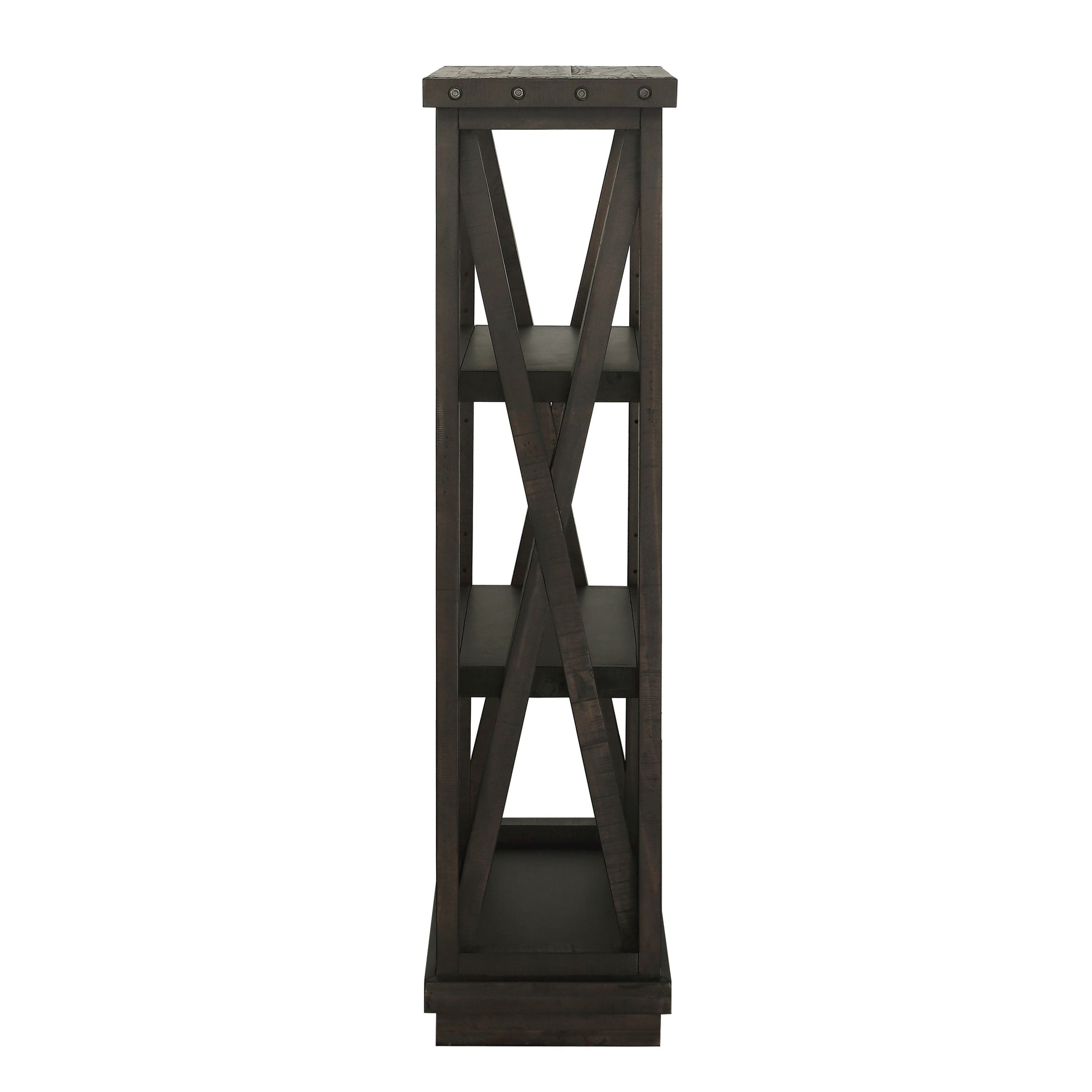 Yosemite Solid Wood 54x39 inch Bookshelf in Cafe - Ornate Home