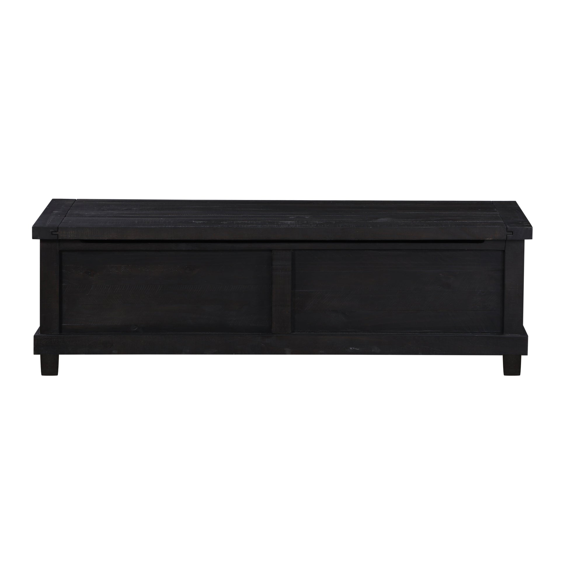 Yosemite Solid Wood Blanket Box in Cafe - Ornate Home