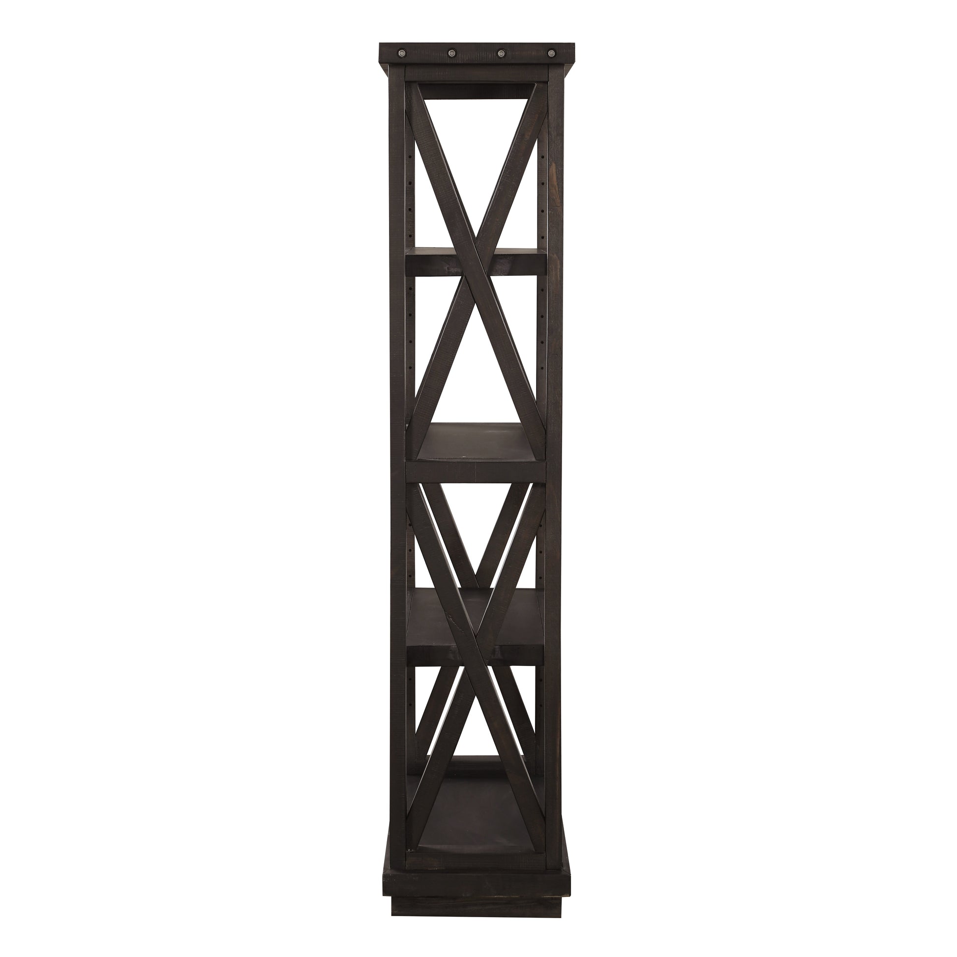 Yosemite Solid Wood Bookcase in Cafe - Ornate Home