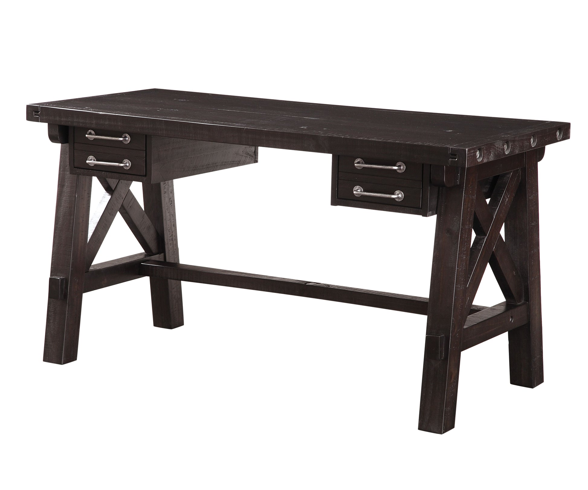 Yosemite Solid Wood Desk in Cafe - Ornate Home