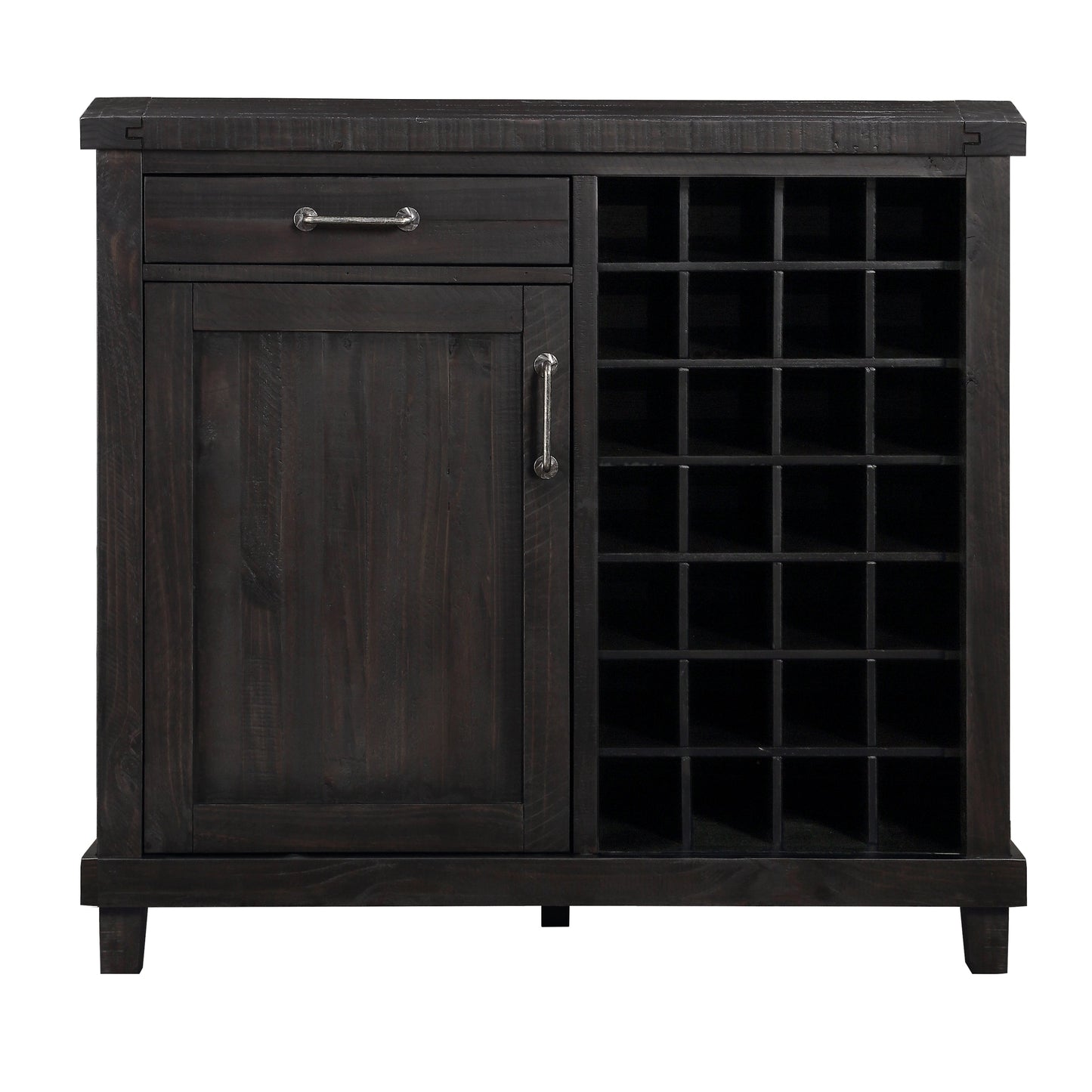 Yosemite Solid Wood Wine Bar in Cafe - Ornate Home