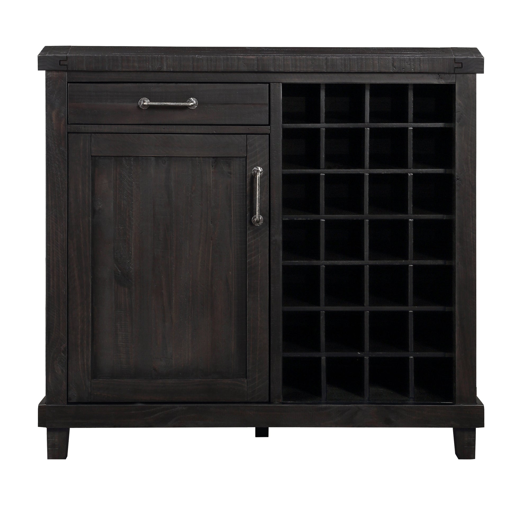 Yosemite Solid Wood Wine Bar in Cafe - Ornate Home