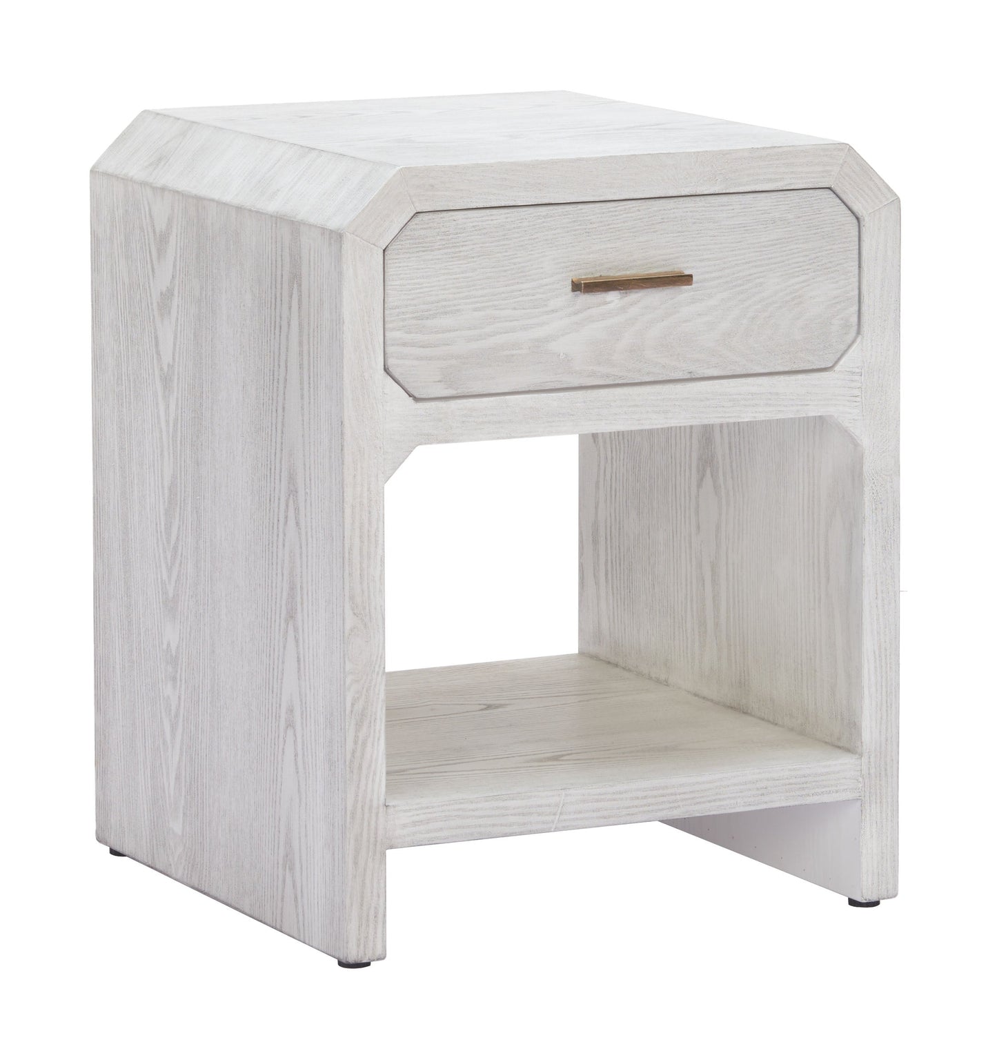 Yume Oak White Side Table - Ornate Home