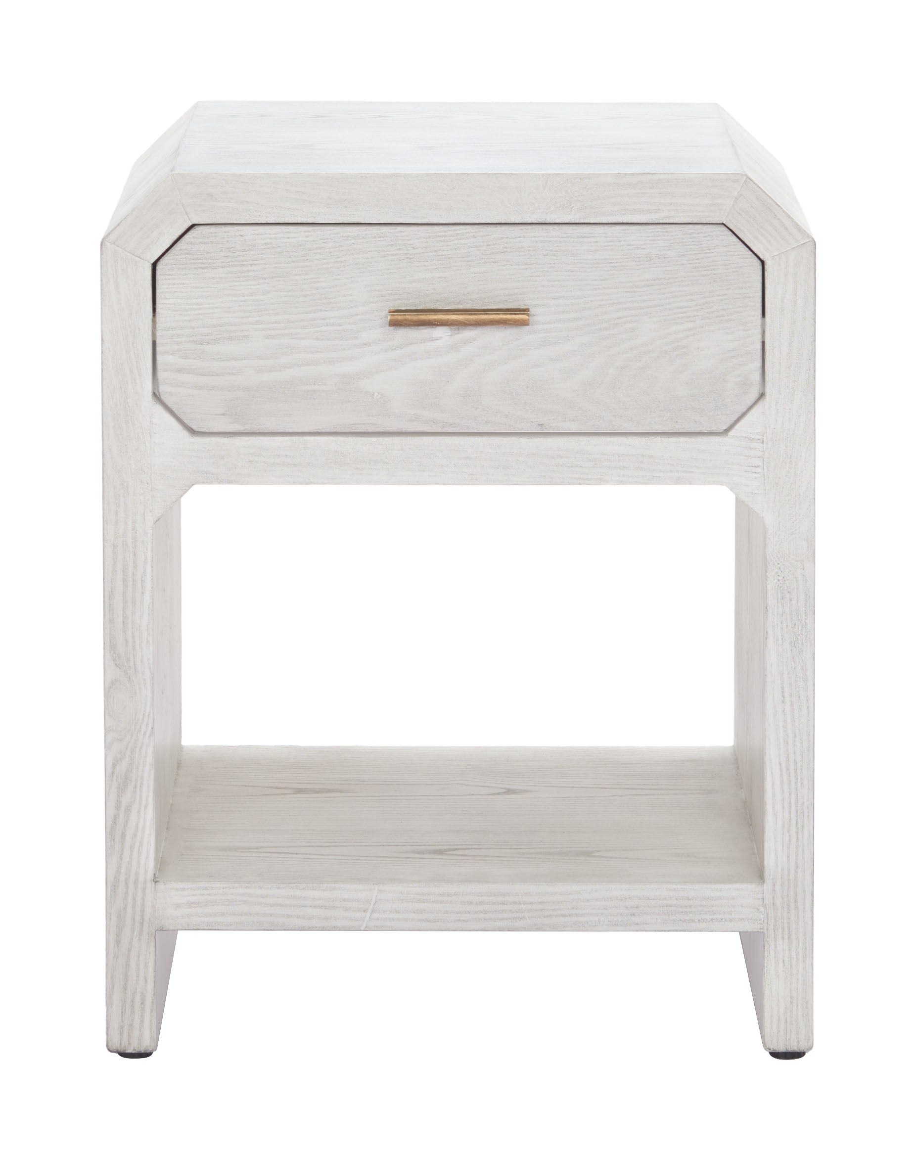 Yume Oak White Side Table - Ornate Home