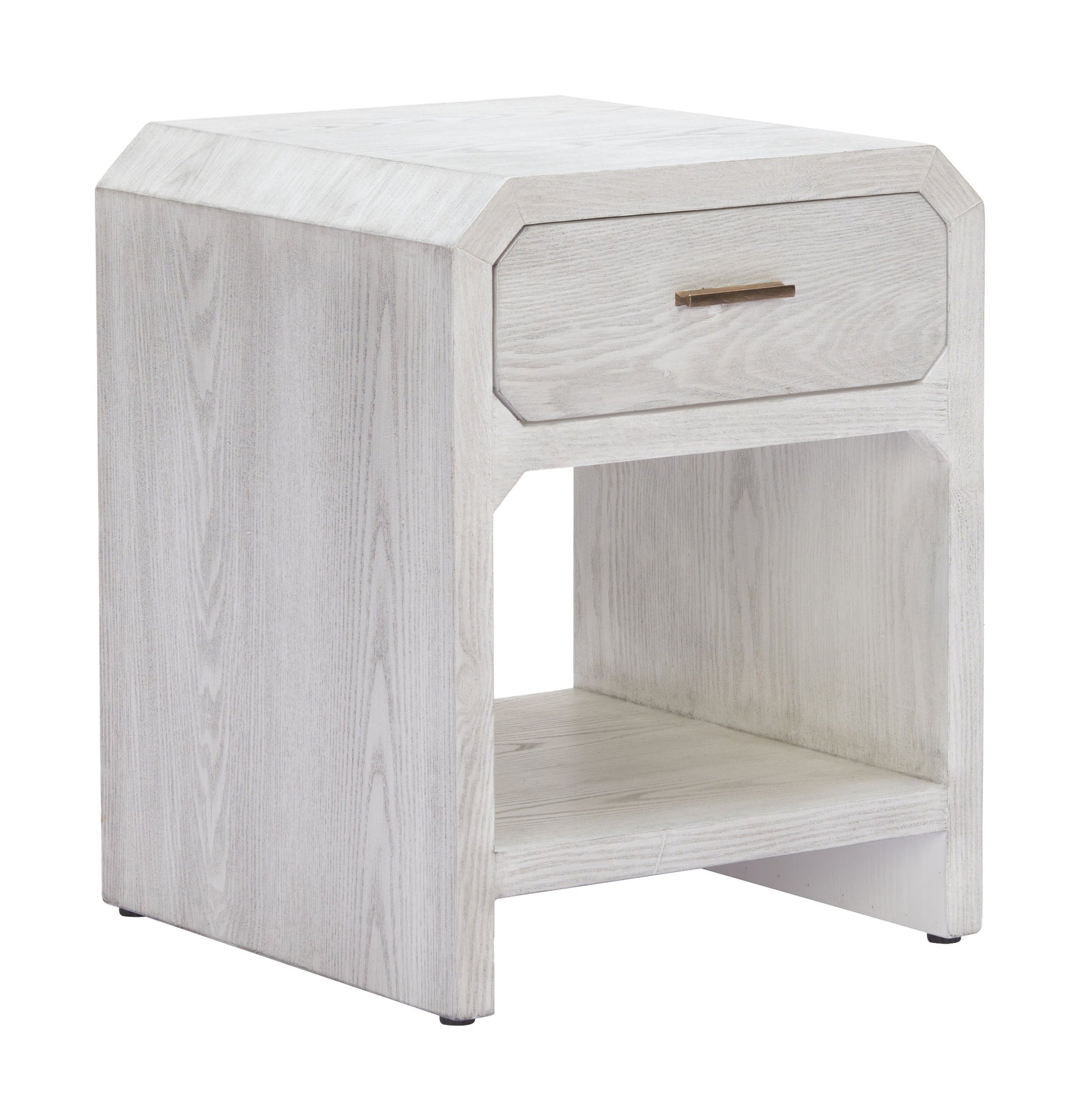 Yume Oak White Side Table - Ornate Home
