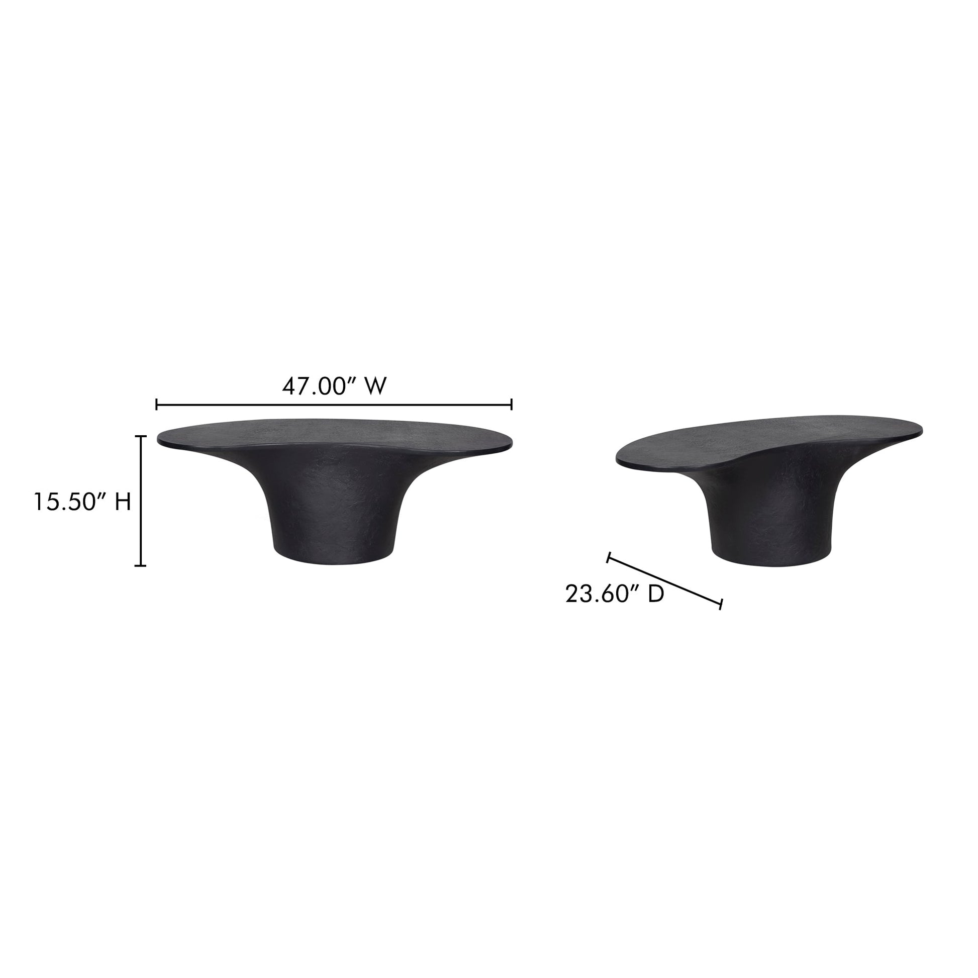 Yumi Black Outdoor Coffee Table - Ornate Home