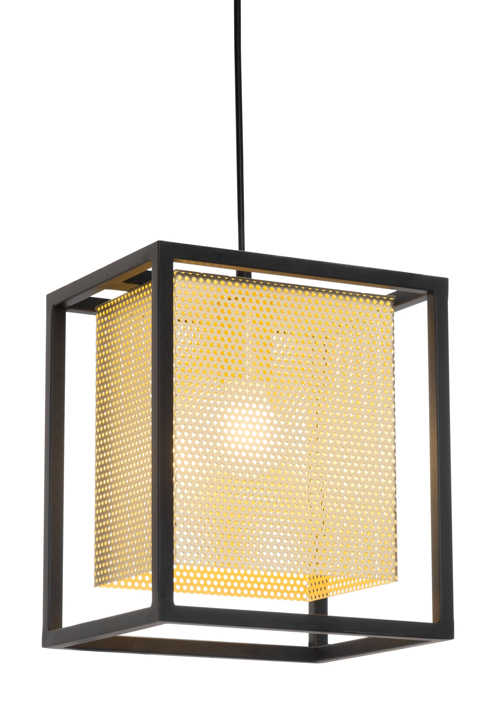 Yves Gold & Black Ceiling Lamp - Ornate Home