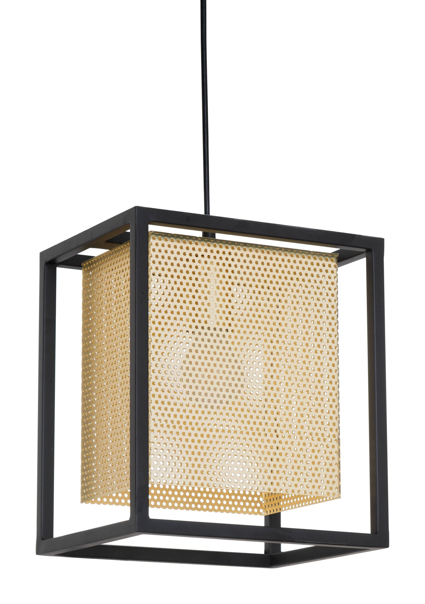Yves Gold & Black Ceiling Lamp - Ornate Home