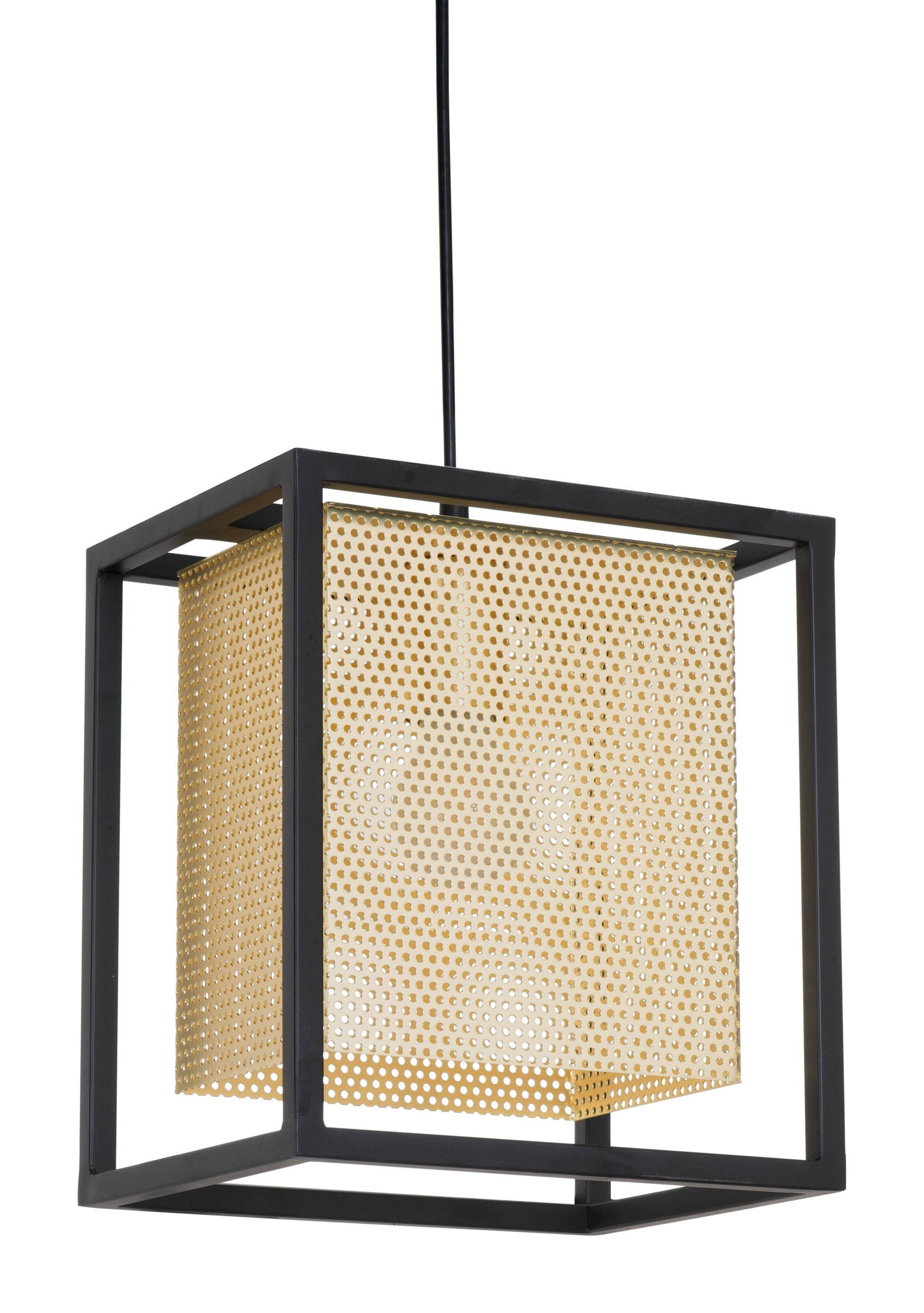 Yves Gold & Black Ceiling Lamp - Ornate Home