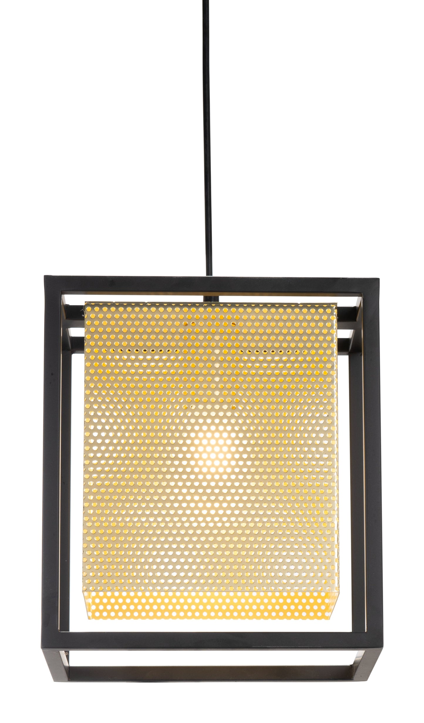 Yves Gold & Black Ceiling Lamp - Ornate Home