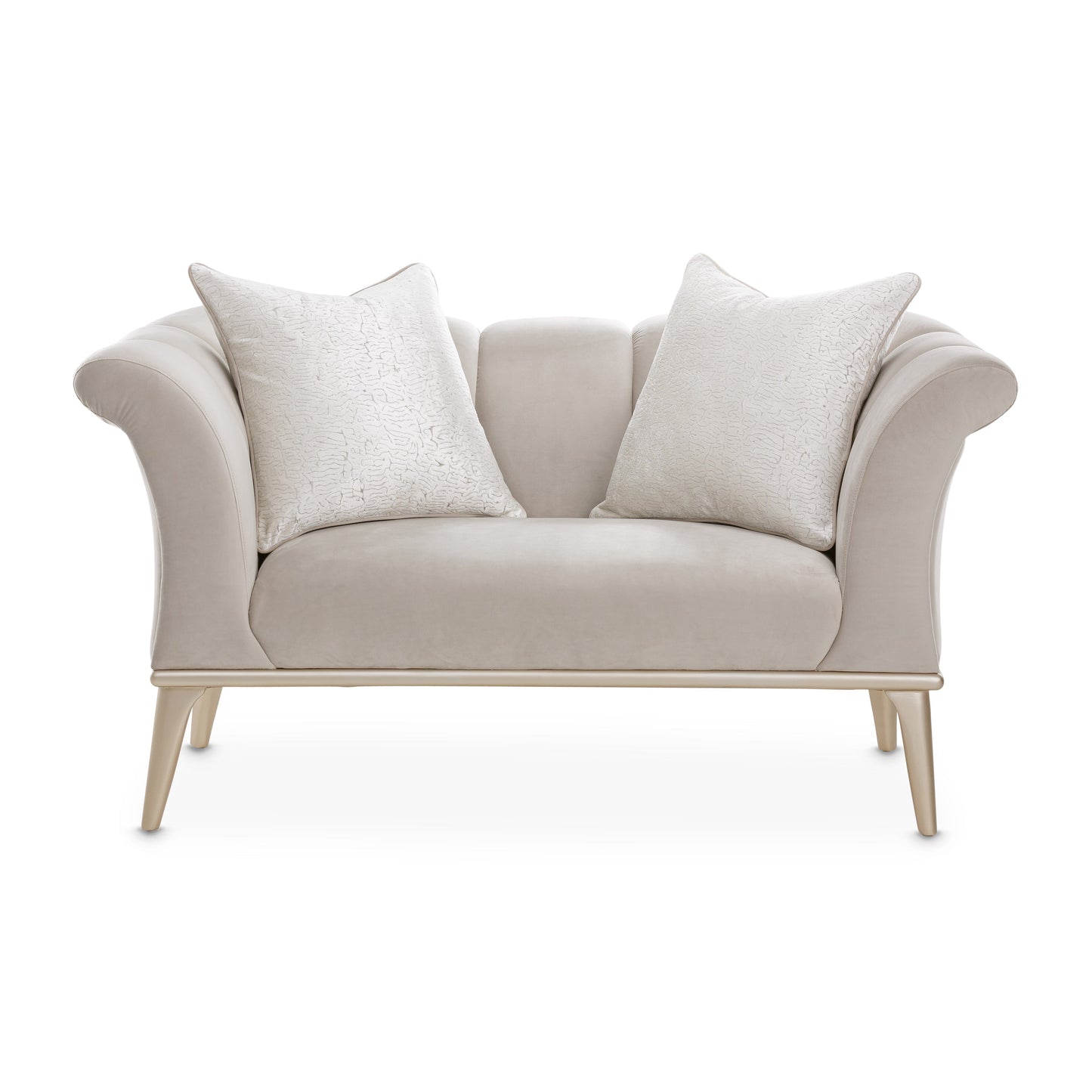 Yvette Medium Champagne/Porcini Chair and a Half - Ornate Home
