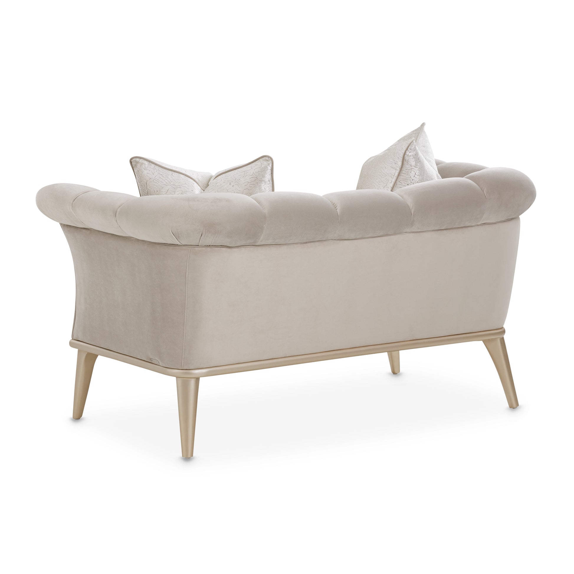 Yvette Medium Champagne/Porcini Chair and a Half - Ornate Home