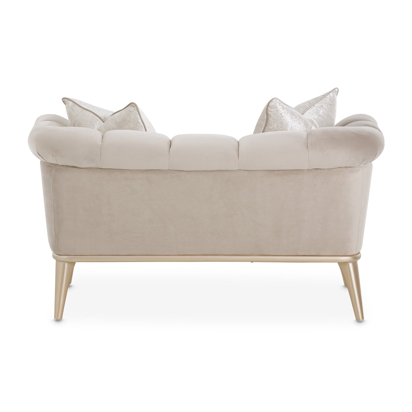 Yvette Medium Champagne/Porcini Chair and a Half - Ornate Home