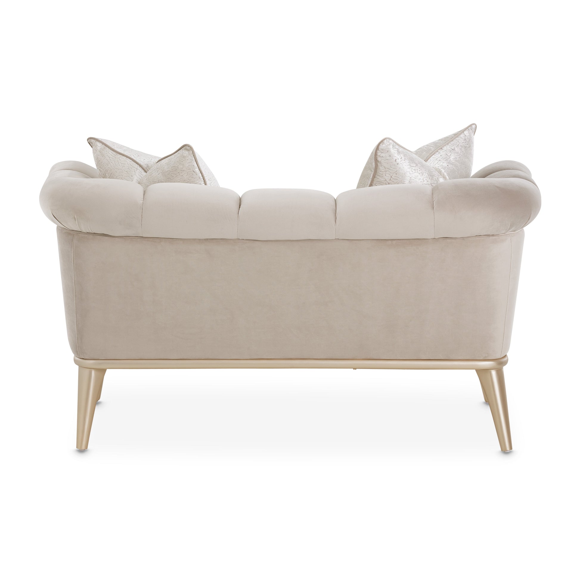 Yvette Medium Champagne/Porcini Chair and a Half - Ornate Home