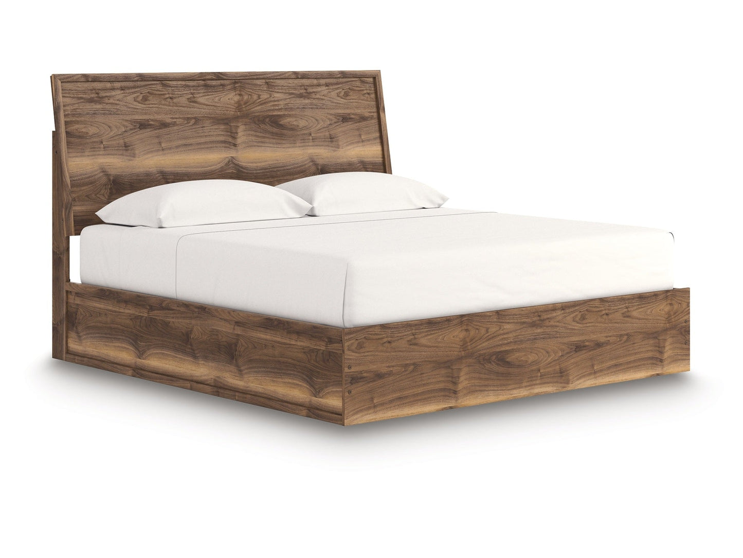 Zadilyn Brown King Panel Bed- Viva Furn