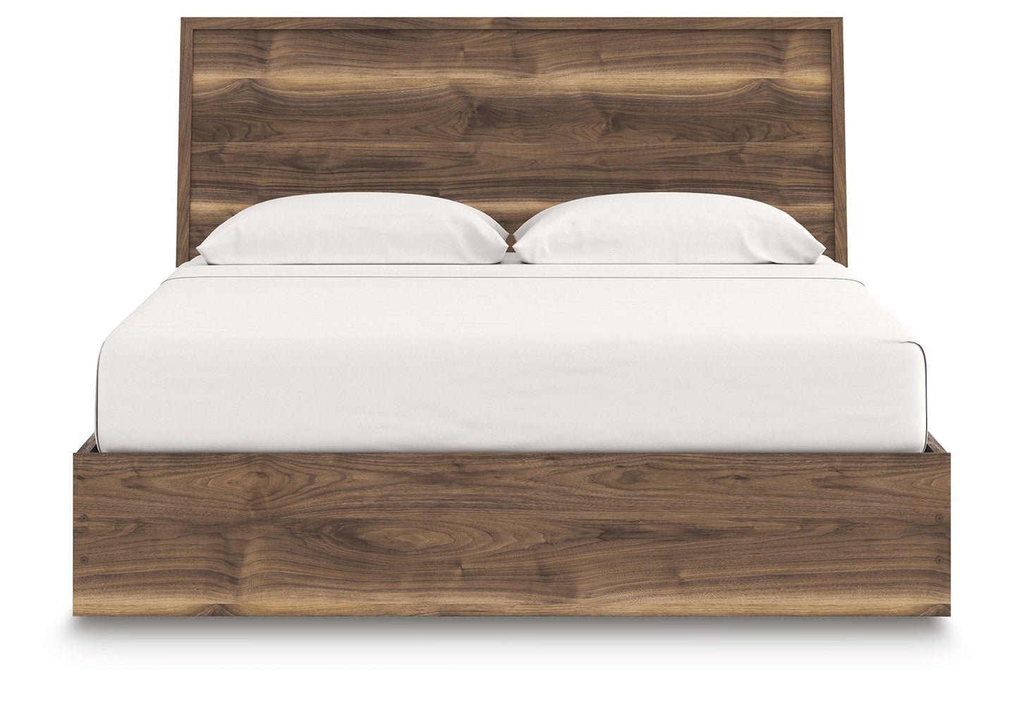 Zadilyn Brown King Panel Bed with Storage- Viva Furn