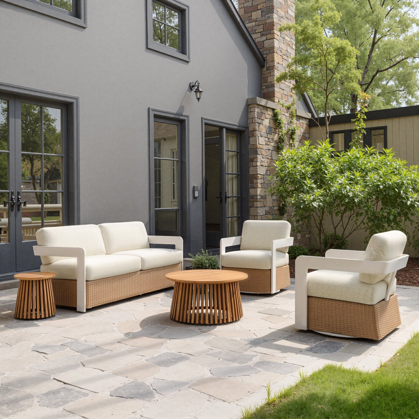 Zahara Natural Outdoor Coffee Table - Ornate Home