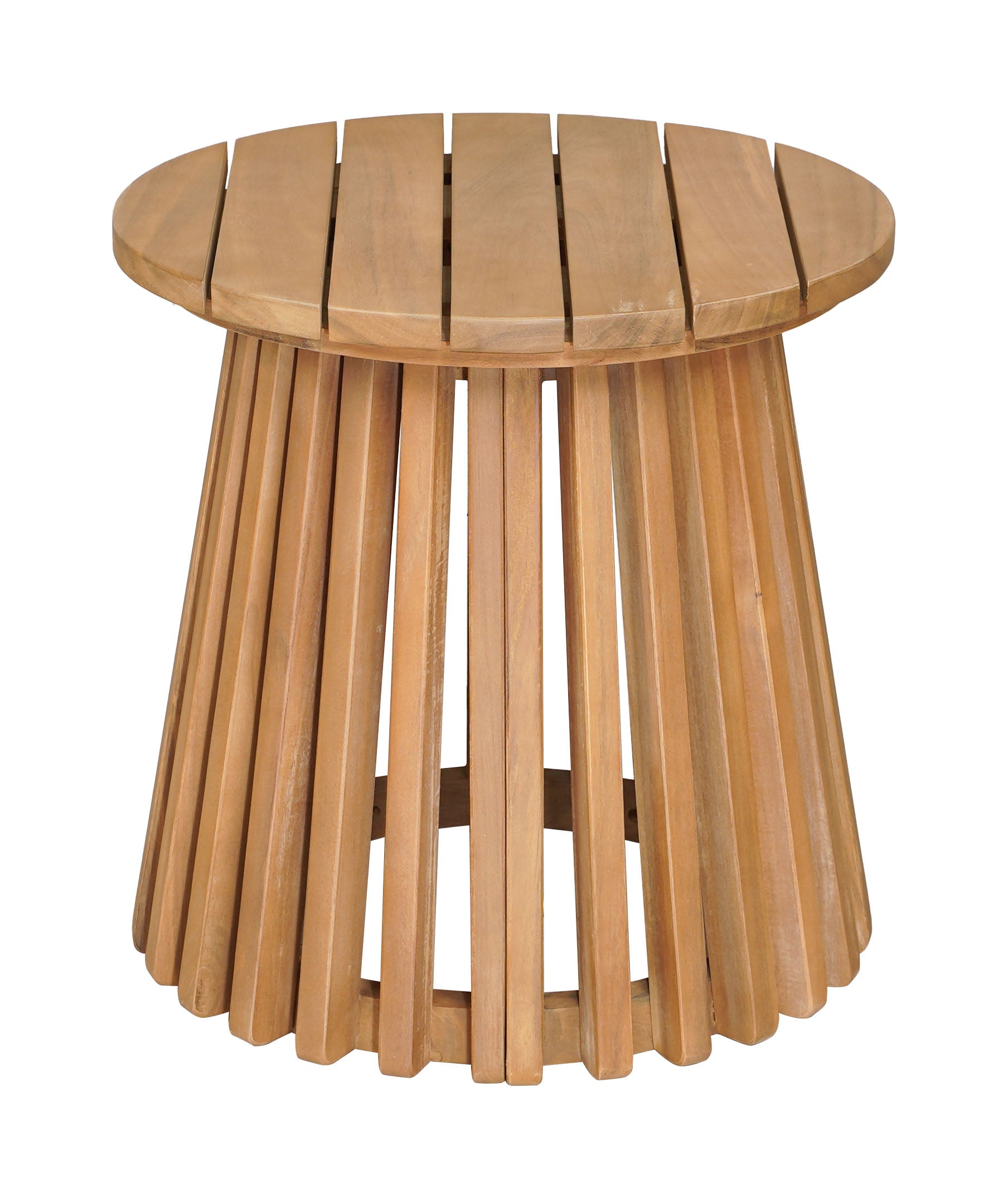Zahara Natural Outdoor Side Table - Ornate Home