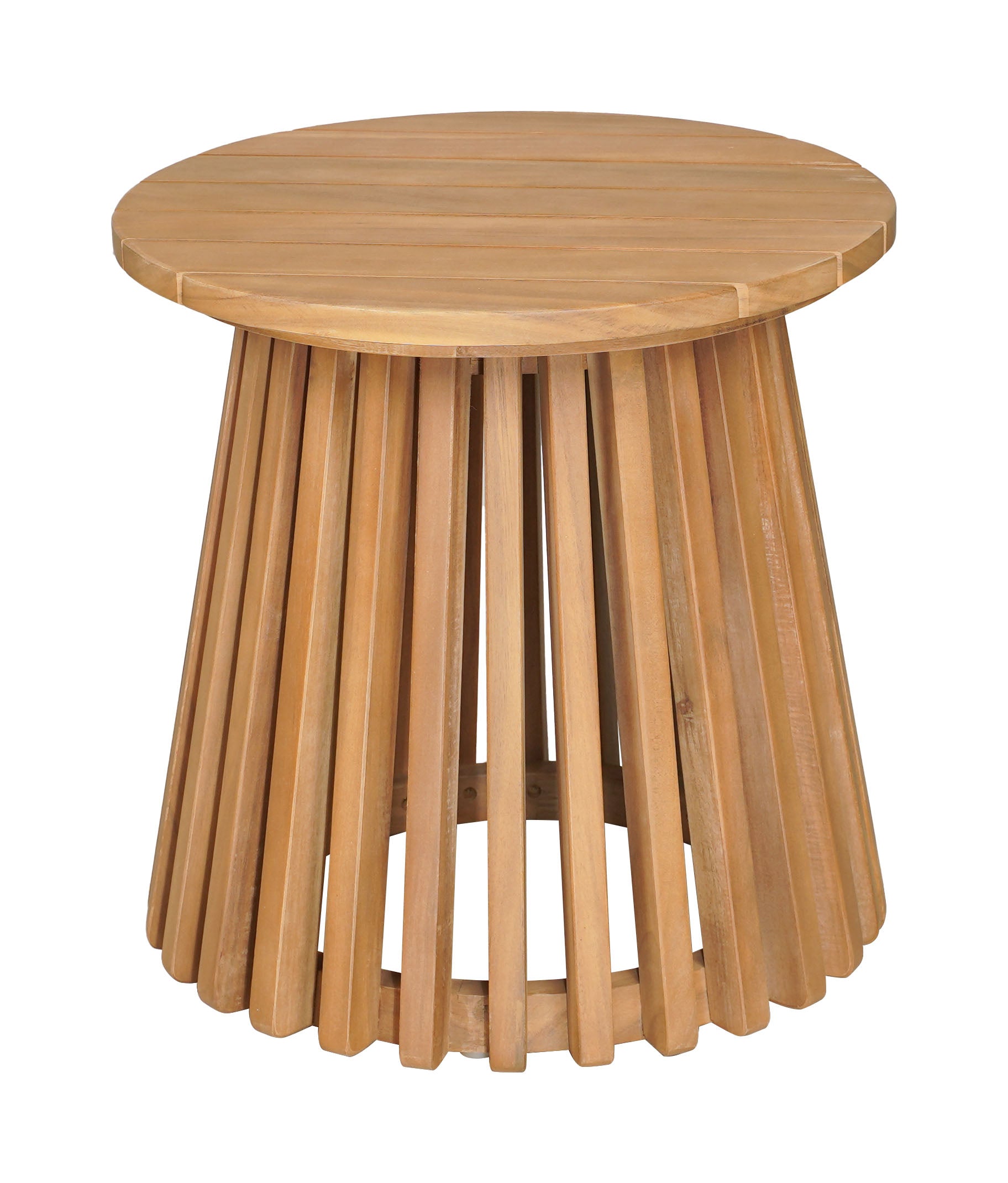 Zahara Natural Outdoor Side Table - Ornate Home