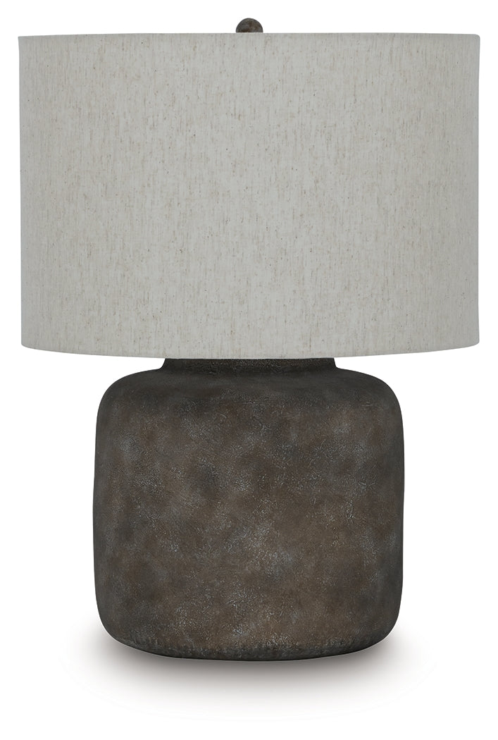 Zandophen Antique Gray Table Lamp- Viva Furn
