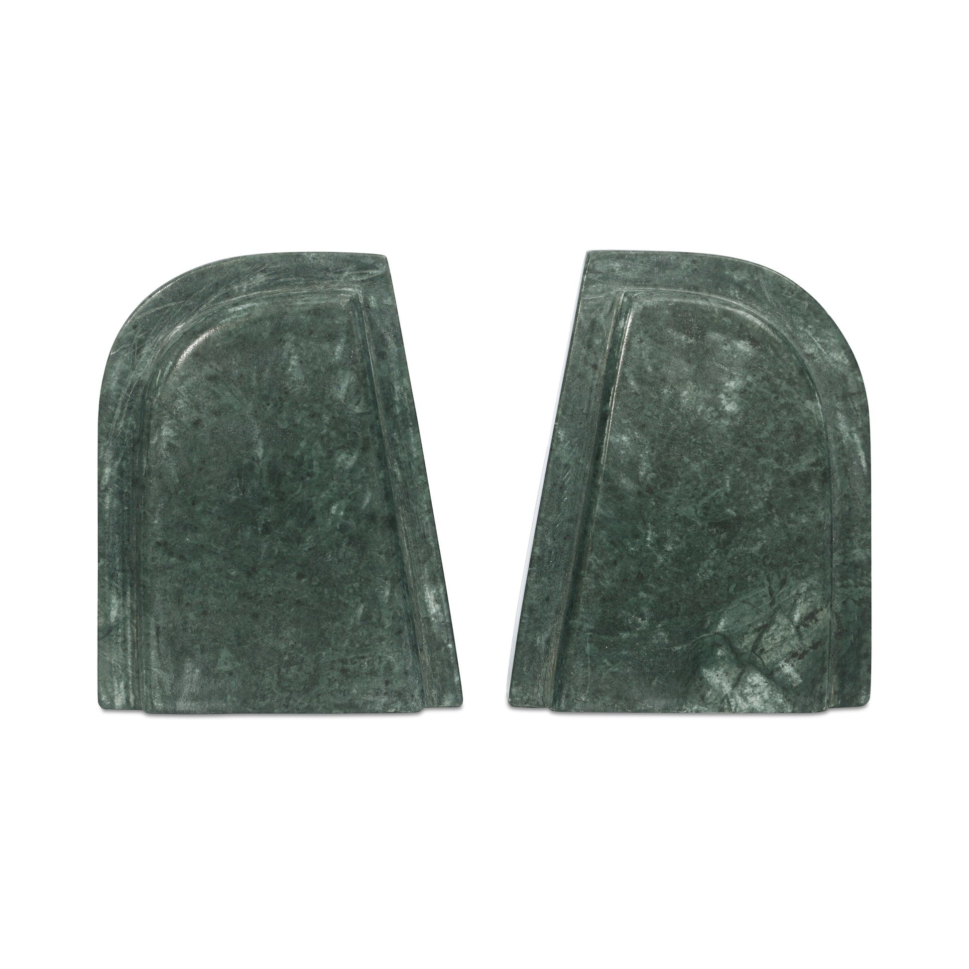 Zane Green Marble Bookends (Set of 2) - Ornate Home