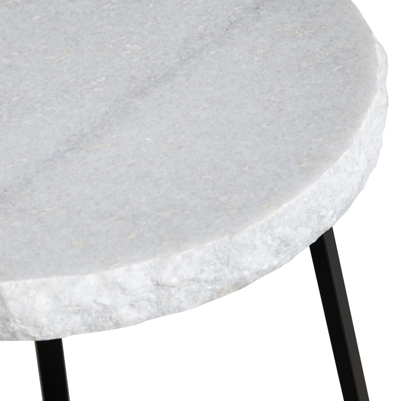 Zara Black/White Accent Table - Ornate Home