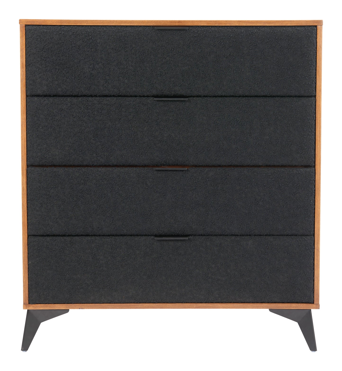 Zarif Black & Walnut Chest - Ornate Home